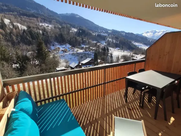 T2 bis meublé 46 m² - Vue Tournette - Garage - Location moyenne durée