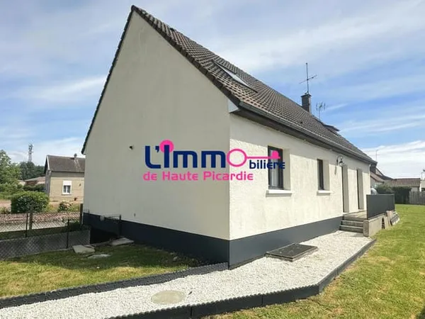 Pavillon Chaulnes (80320) avec 4 chambres et sous-sol complet