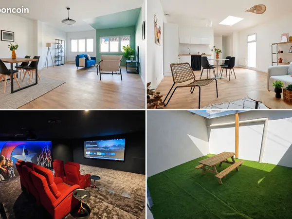 Cholet Lorraine - Immeuble 440 m², appartements rénovés et cinéma privé