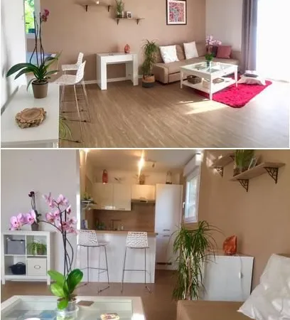 APPARTEMENT T2 MEUBLÉ 47 m² AVEC JARDINET PRIVATIF