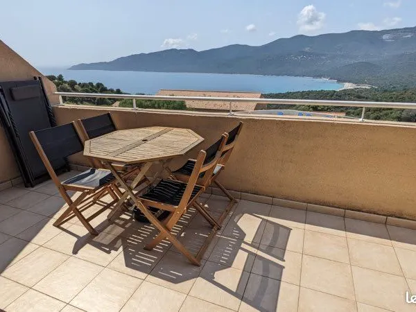 Appartement en résidence location a l année vue mer Serra di Ferro Alba rossa
