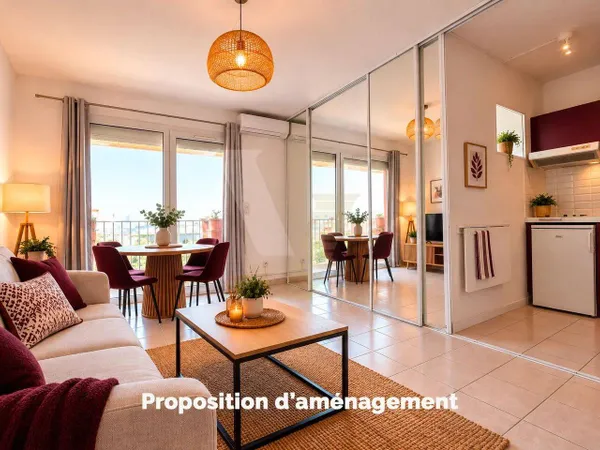 Appartement 2 pièces 28 m²