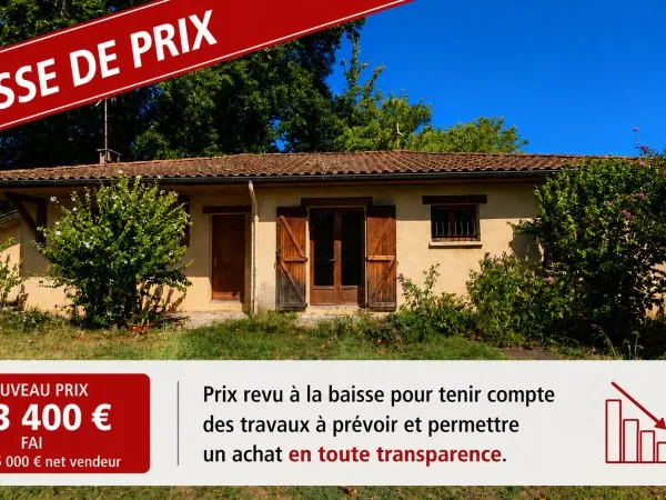EN EXCLUSIVITE MAISON PLAIN-PIED A RENOVER 106 m2 - 4 Chambres