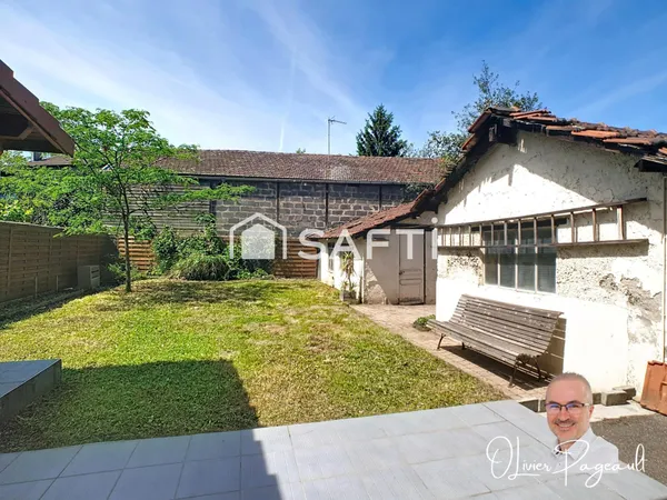 T4 atypique en maison avec jardin et dépendances