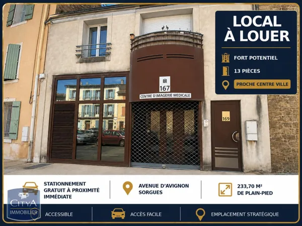 Local professionnel 13 pièces 233 m²