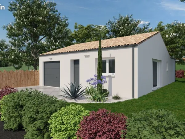 Projet de construction d'une maison 77.54 m² avec terrain à PAULX (44)