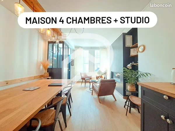 Maison de ville 8 pièces 145 m²