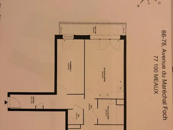 🏠 Appartement 3 pièces - 70 m² avec balcon et parking - Meaux