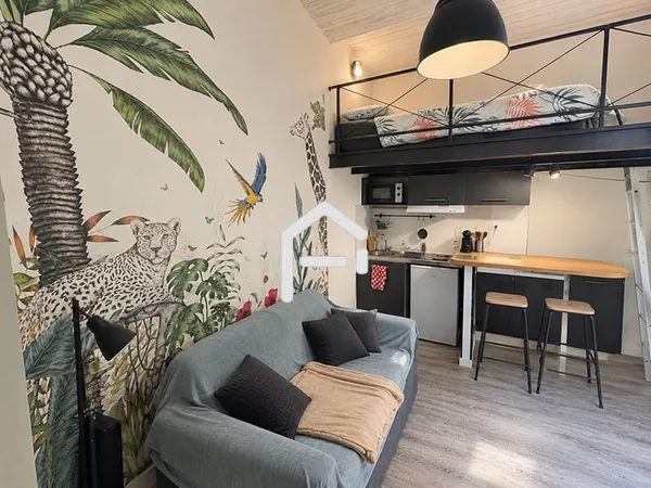 A louer : Studio meublé de 16 m² à Toulouse Centre - Proche gare Matabiau et métro Jean-Jaurès
