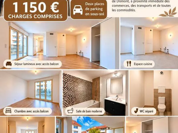 Appartement 3 pièces 48 m²