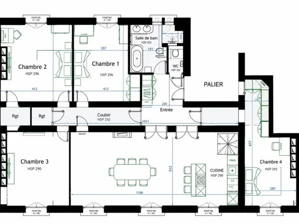 Vends t5 - 145 m² - Neuilly-sur-Seine 92200
