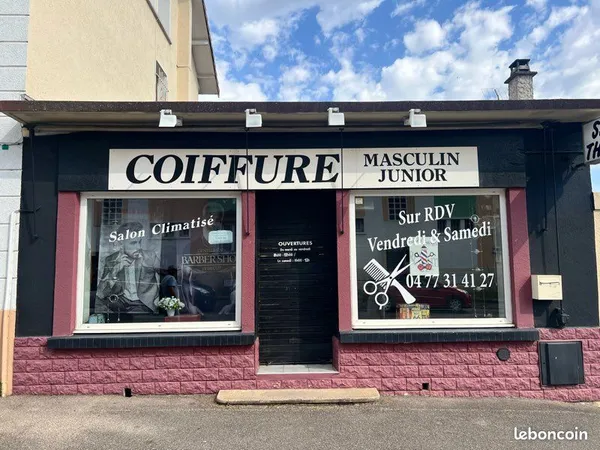 À vendre - Salon de coiffure homme avec fonds de commerce et murs - L'Horme