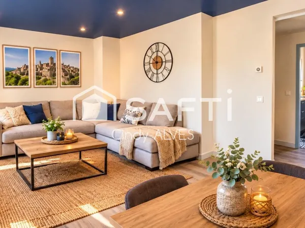 Appartement T3 avec ascenseur, cave et parking.
