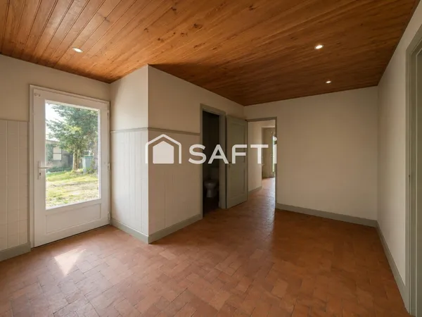 Maison 166m² sur terrain d'environ 524m²
