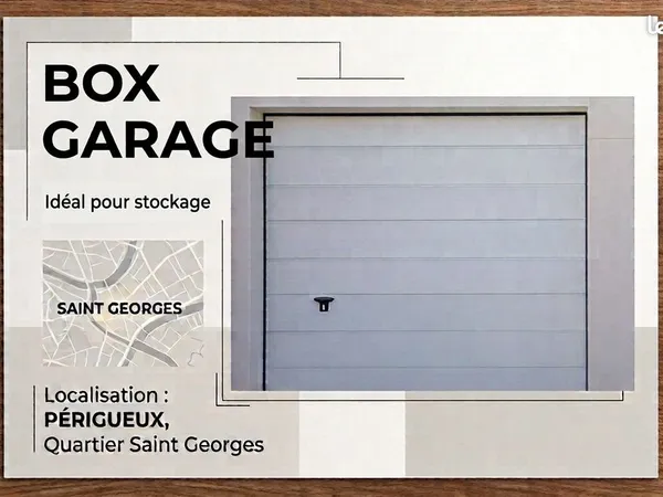 Garage box de stockage perigueux saint georges