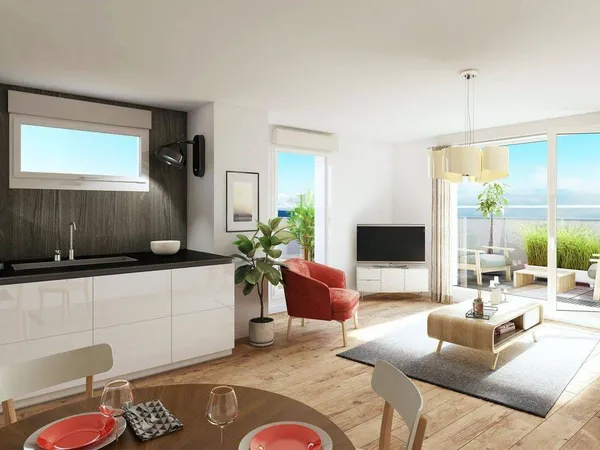 Appartement 2 pièces 45 m²