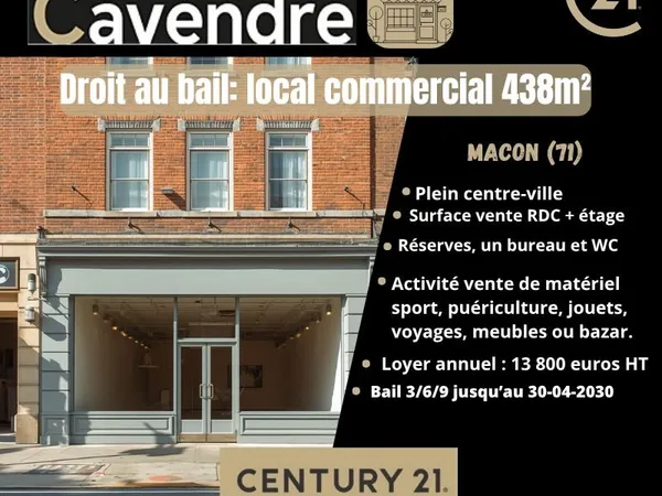 Boutique 438 m² MACON