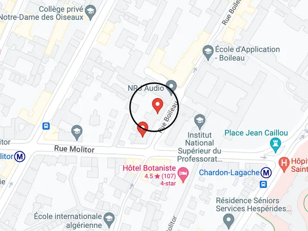 Loue box / parking individuel rue Boileau, Paris 16ème (proche NRJ) - 11m²