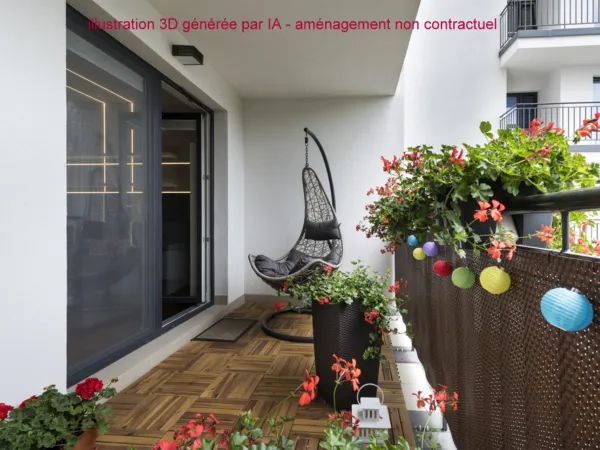 Appartement 3 pièces 63 m²