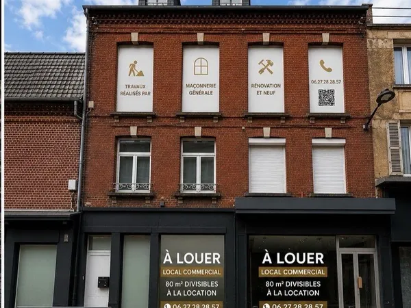 Local commercial à louer - 80 m² divisibles - Hyper centre de Livarot