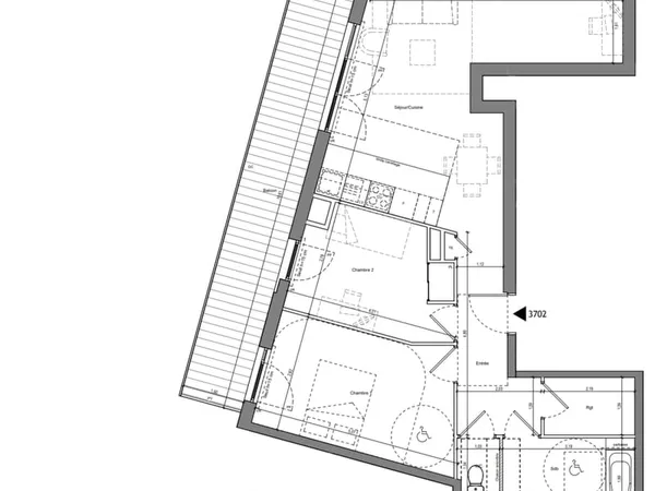 Appartement T3 de 66 m2
