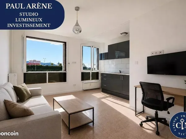 Studio 1 pièce 22 m²