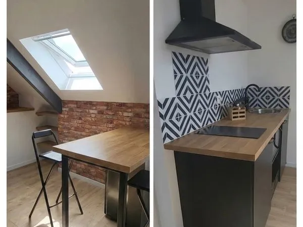 Charmant studio meublé sous combles - Très lumineux & tout équipé