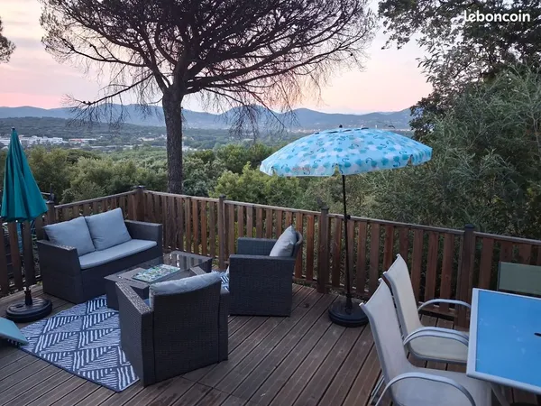 Mobilhome vue mer