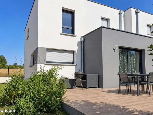 Achenheim (67204) - maison individuelle entierement meublee, 4p de 90m² sur 2 ares de terrain - terr