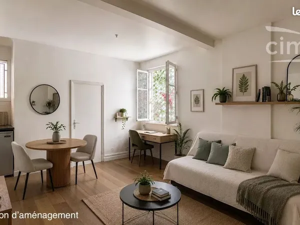 Studio 1 pièce 26 m²