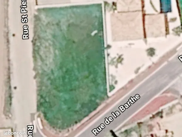 Terrain constructibe 579m2 Bizanet
