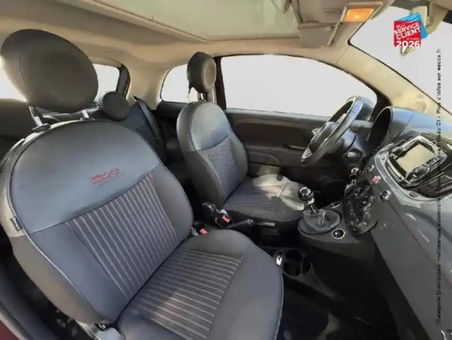 Fiat 500 1.2 8v 69ch eco pack collezione fall euro6d tpano — photo 5