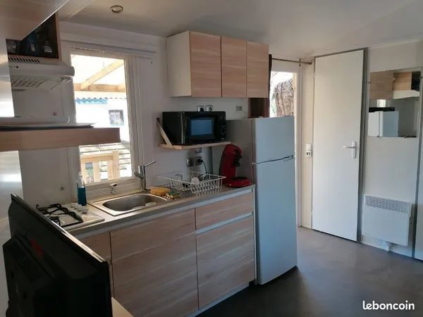 Vend mobilhome camping de l'Arnel