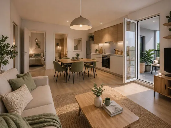 Appartement 2 pièces 45 m²