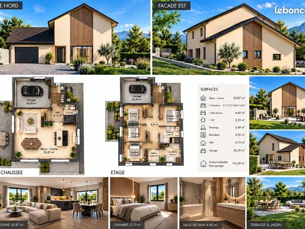 Maison 5 pièces 117 m²