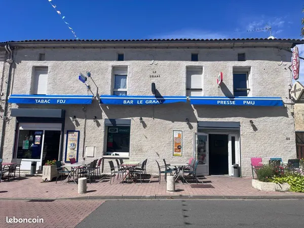 Bar tabac fdj pmu presse avec logement et jardin