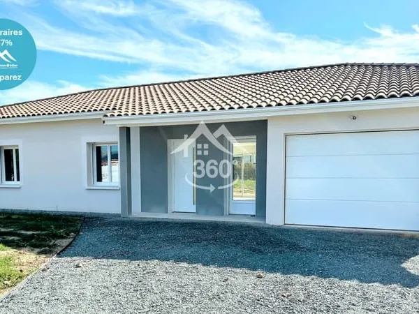 Maison de 111m2 de plain pied à deux pas du centre de Casteljaloux