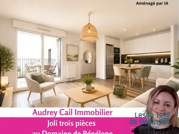 Appartement 3 pièces 62 m²