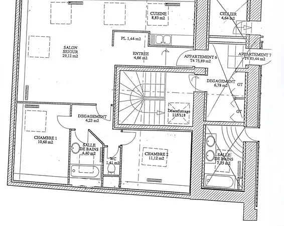 Appartement en location