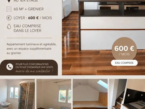 Appartement neuf à louer