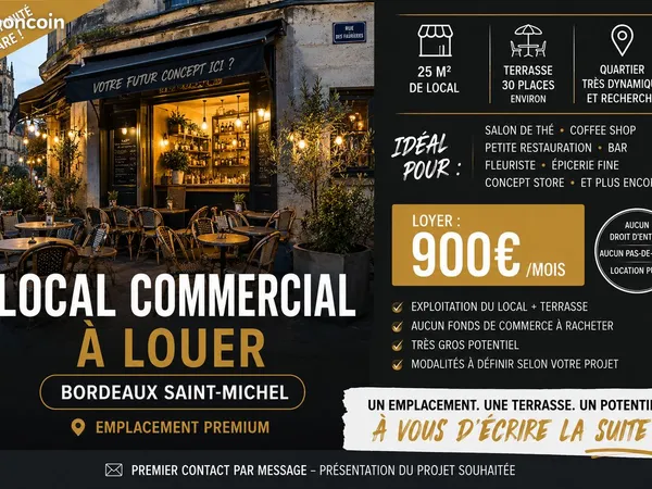 Local commercial à louer