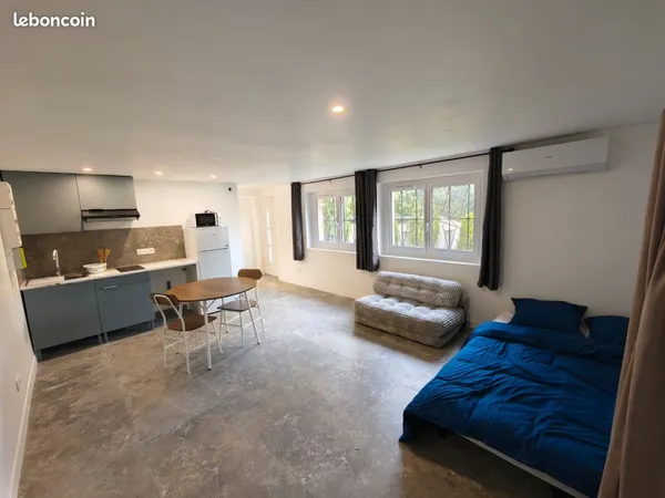 Studio 28m2 Montevrain rénové avec climatisation réversible
