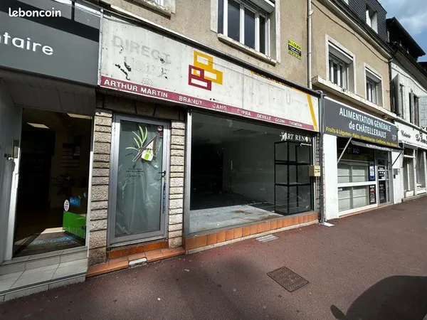 LOCAL COMMERCIAL - 73 m² + CAVE - CENTRE CHÂTELLERAULT / AVENUE KENNEDY