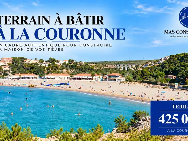 RARE - TERRAIN A BÂTIR À LA COURONNE