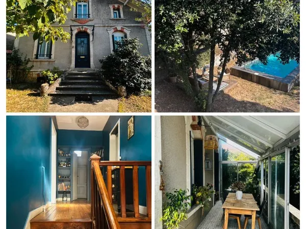 Maison de ville avec piscine