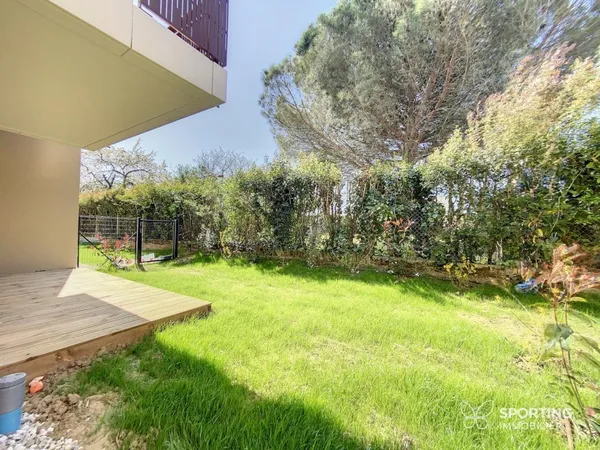 Appartement T3 neuf de 59,81m² avec jardin