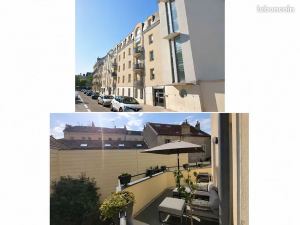T3 70 m2 avec garage et balcon 16m2