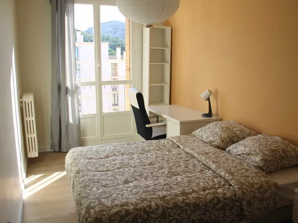 Loue chambre dans colocation mixte Marseille face au lycée Perrin 83m²