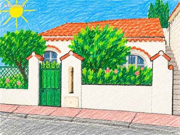 JOLIE MAISON de ville non mitoyenne