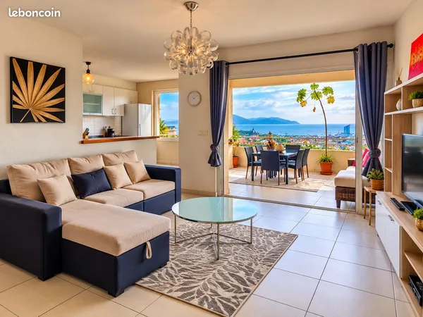 Joli appartement T3 avec vue sur la baie de Fort de France